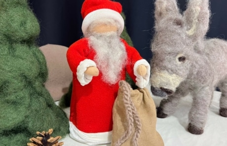 Sankt Nikolaus im Winterwald